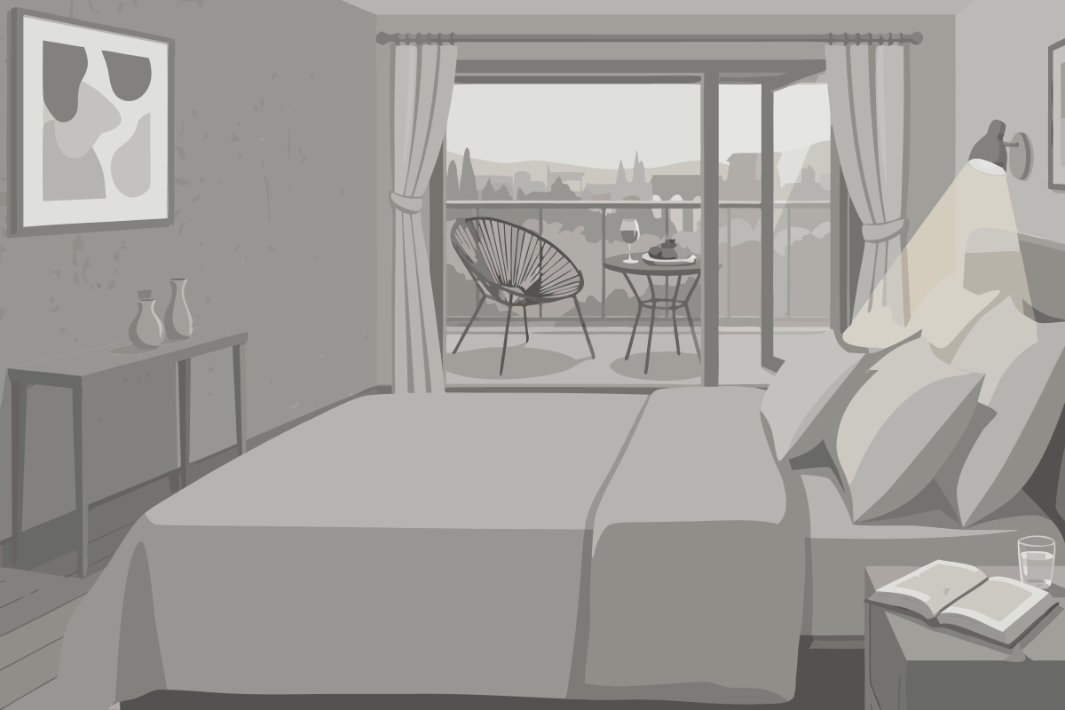 Habitación Doble con vistas al jardín